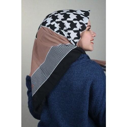 BONJELA PATTERNED COTON SCARF-DESEN-60-RENK-06