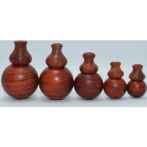 Wood Guru Bead Redsandalwood Guru Bead Three Holes Bead and Tower for Tibetan Malas