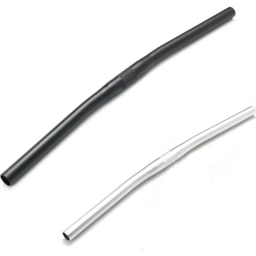 Alloy Fixed Gear Bicycle Cycling Straight Fixie Bike Straight Bar Handlebar Color:Silver