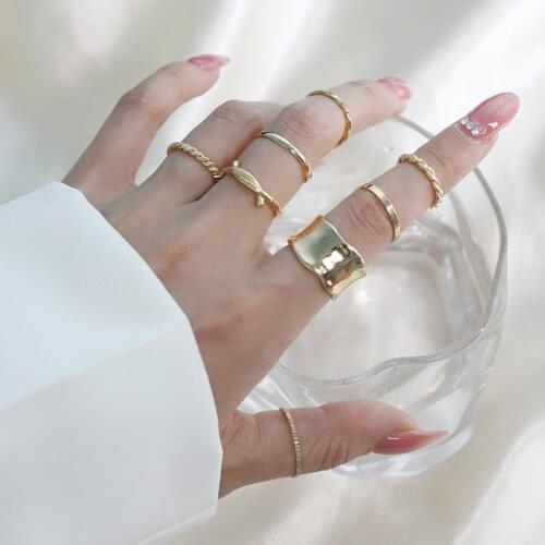 12PCs/set Women Lady Unique Finger Ring Retro Carved Toe Bow Moon Ring Foot Beach Foot Jewelry Anillos Mujer Wedding Ring Set