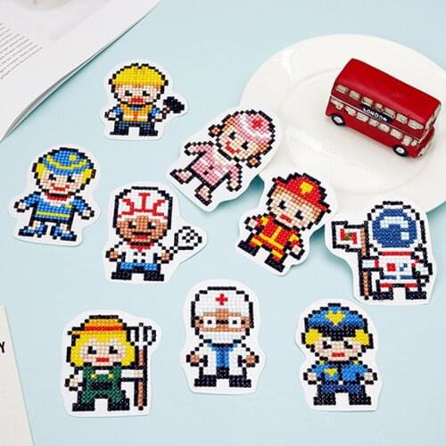 DIY Painting By Numbers Handmade Stickers Kids Arts And Crafts Diamond Painting Sticker Kits for Childrens Puzzle