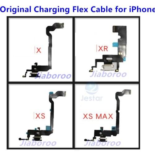 Original USB Dock Connector Charger Ports Charging Flex Cable for iPhone 8 8P X XS XR XSMAX