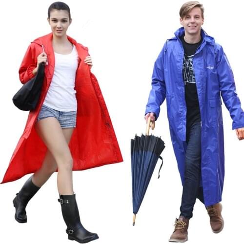 Outdoor trench coat Single-layer male lady raincoat sports riding hiking raincoats light weight men women rainwear gear poncho