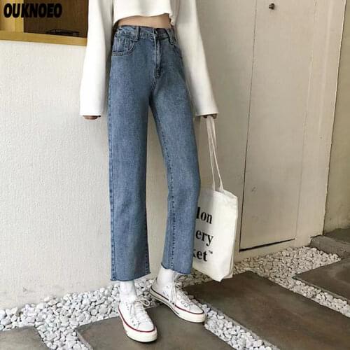 Женские укороченные брюки OUKNOEO China At AliExpress