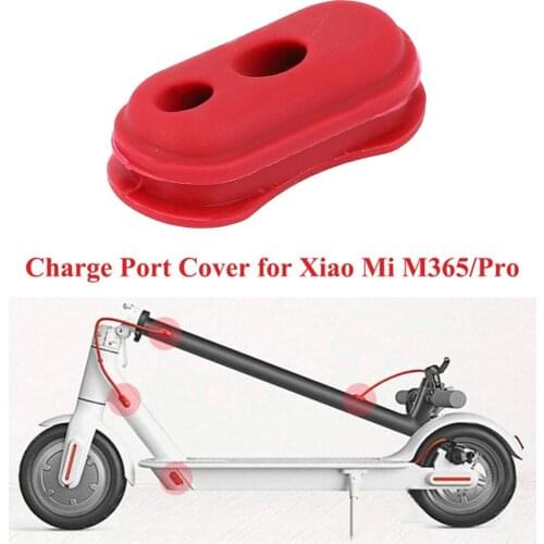 1pcs Scooter Rubber Lading Port Cover Charger Port Dust Cover Cap Waterproof Replacement for Mijia M365