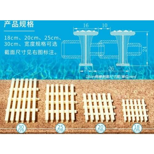 Splicing canal sink cover grille gutter drain plastic for Swimming pool kitchen seafood pool bathhouse room