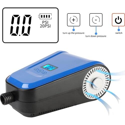 20PSI high pressure SUP paddle board air pump, 12V DC car connector used for inflatable stand up paddle board boat tent kayak