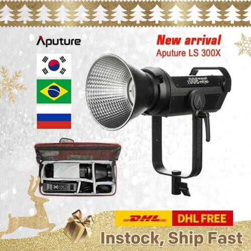 Aputure LS 300X led light Bi-Color 2700K-6500K tunable V-mount plante White Point Bowens mount pk aputure 300d led light