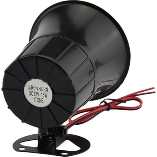 Outdoor DC 12V Wired Loud Alarm Siren Horn With Bracket For Home Security Protection System GK99