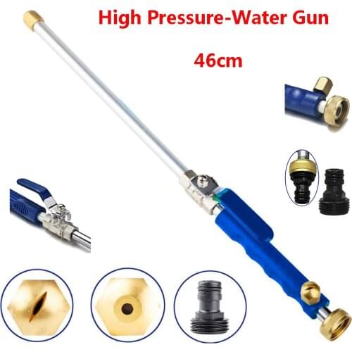 Car High Pressure Water Gun 46cm Jet Garden Washer Hose Wand Nozzle Sprayer Watering Spray Sprinkler Water Gun Cleaning Tool