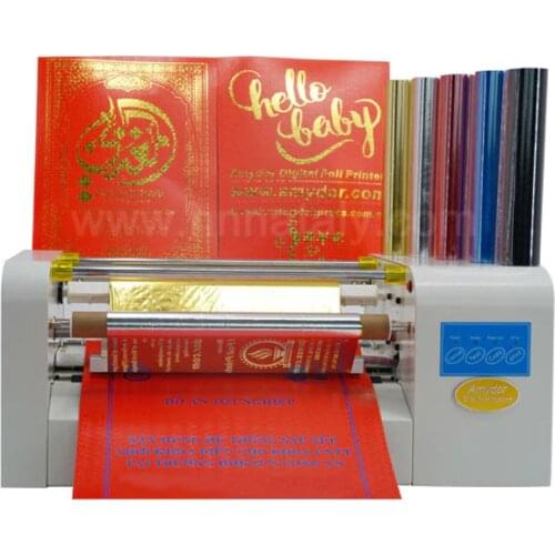 High quality 360 computer controlled hot stamping foil printer paper machine