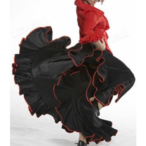 Flamenco skirt Long Skirts Flamenco dance costumes Spanish Women