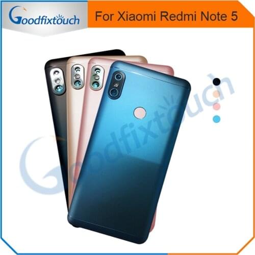 Back Battery Cover Rear Door Case Housing Replacement Part For Xiaomi Redmi Note 5 Note5 With Camera Lens