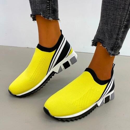 Women Casual Shoes Spring Female Shoes Crystal Solid Mesh Sneakers Plus Size Flats Fashion Ladies Sport Shoes Vulcanized Shoes