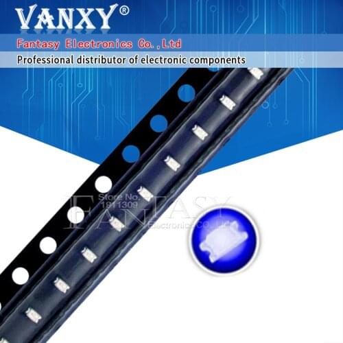 100pcs Blue 0603 SMD LED diodes light