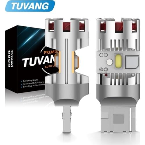 2X T20 7440 P21W LED Canbus PY21W No Error BA15S 1156 3000Lm BAU15S No Hyper Flash 12V Turn Signal Lamp Super Bright Yellow