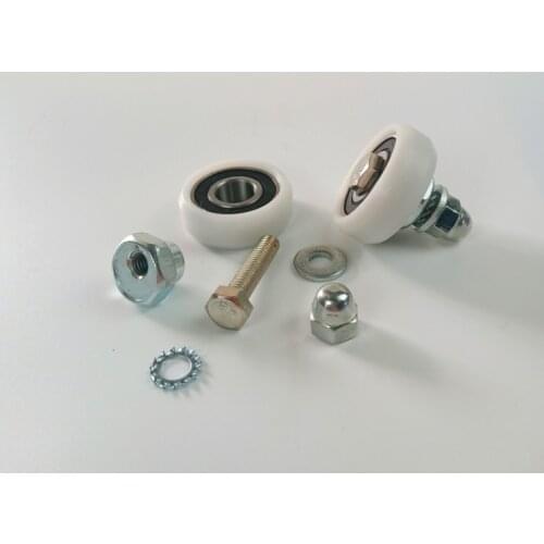 3pcs woodworking machinery parts sliding table saw eccentric wheel precision panel saw guide wheel nylon wheel