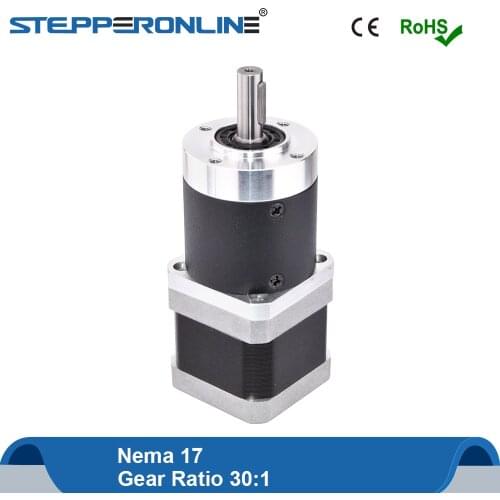 30:1 High Precision Planetary Gearbox Nema 17 Stepper Motor 42 Motor Extruder 1.68A L=39mm 4-lead for CNC 3D Printer