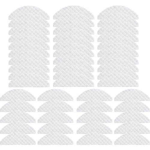 50Pcs Mops Cloths Disposable Wipes Parts Accessories for XIAOMI ROIDMI EVE Plus Robot Cleaner Sweeper