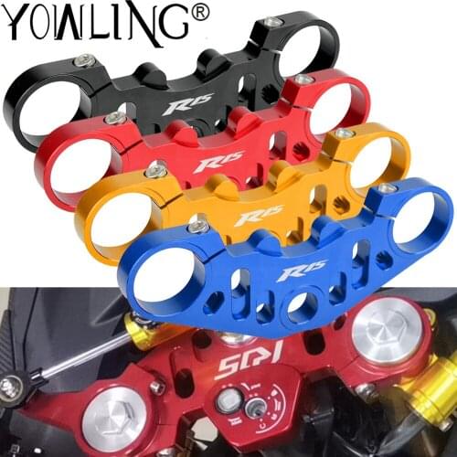For Yamaha YZF R15 V3 2017 2018 2019 2020 Motocycle Accessories CNC Aluminum Performance Triple Clamp Regulator yzf R15V3 r15-v3