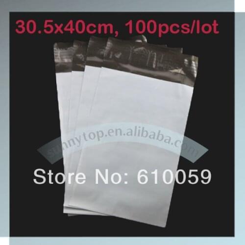 Free shipping 30.5 x 40cm, 12" x 15.75" LDPE envelope poly mailers, mailing bags