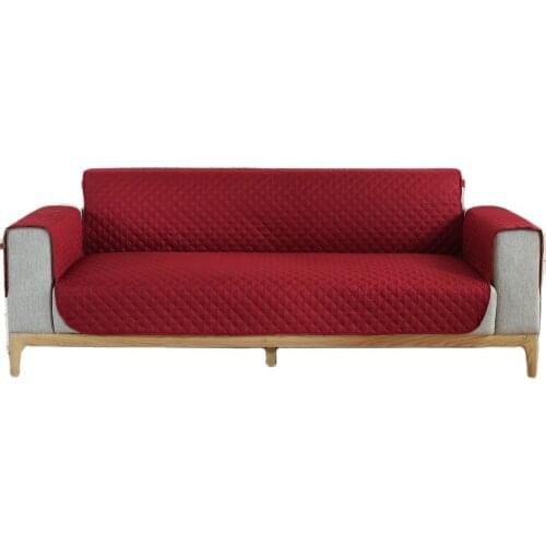 Recliner Sofa Cover Anti-Slip Sofa Covers For Living Room Furniture Protector For Pet Kids Sofa Couch Cover Red black Slipcovers