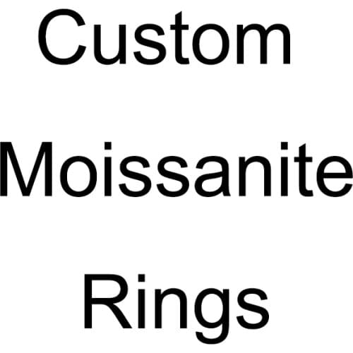 Custom moissanite ring, please contact us before purchase