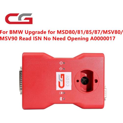 MSV90/N20/N55/N13/B38/B48/B58/MSD80/MSD81/MSD85/MSD87 Read ISN No Need Opening for BMW CGDI Upgrade