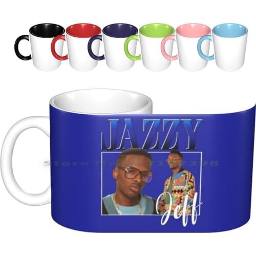 Jazzy Jeff Ceramic Mugs Coffee Cups Milk Tea Mug Jazzy Jeff Icon 90s Black History Fashion Creative Trending Vintage Gift