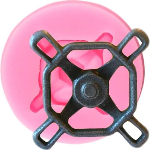 Faucet Handle Silicone Molds Cupcake Fondant Mold Steampunk Cake Decorating Tools Candy Resin Clay Chocolate Gumpaste Moulds