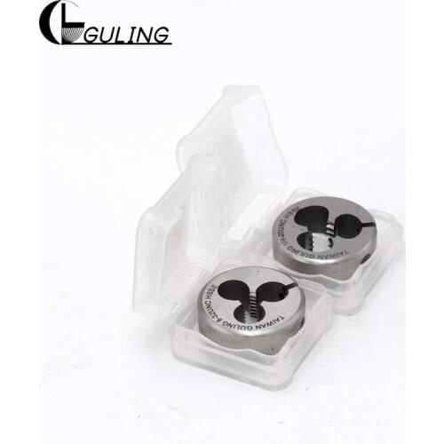 GULING HSSE Round Split Dies UNC 1-64 2-56 3-48 4-40 5-40 6-32 8-32 10-24 3/4 Unified Thread Adjustable die for Stainless steel