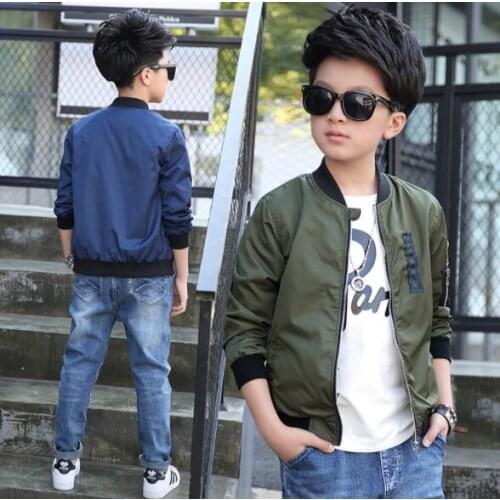 Boys Casual Coats 2021 New Spring Autumn Kids Jackets for Boy 4 5 6 8 10 12 14 Year Toddlers Children Teens Top Clothes