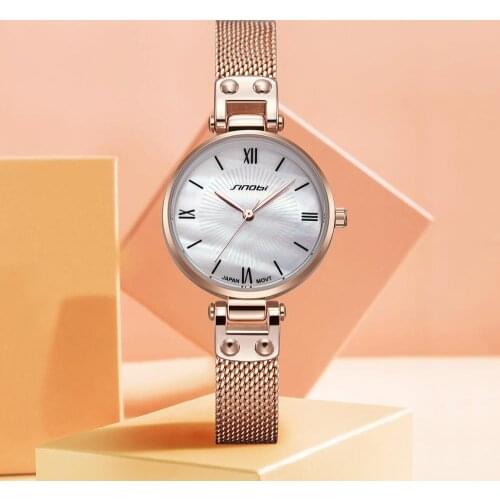 MNWT Ladies Watch With Leather Strap