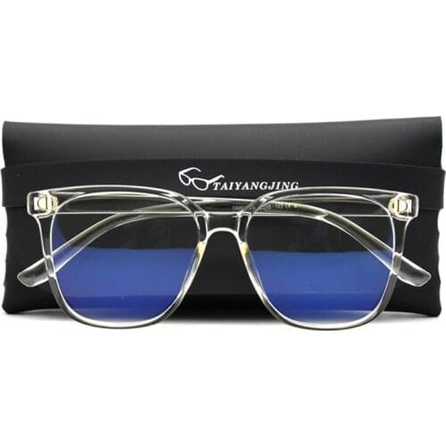 New 2021 Unisex Blue Light Blocking Computer Eyewear Women Vintage D Letter Gaming Glasses Frame Men Anti Eyestrain Eyeglasses