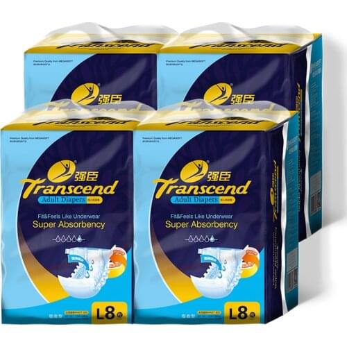 Disposable Adult Diaper Incontinence diaper Adult nappy comfortable incontinence underwear abdl diapers for old people 32pcs