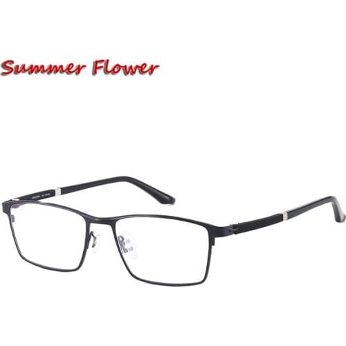 Full Rimmed Men Progressive Glasses Frame Prescription Eyeglass Titanium Alloy Myopia Presbyopia Glass Teens Brand Designer