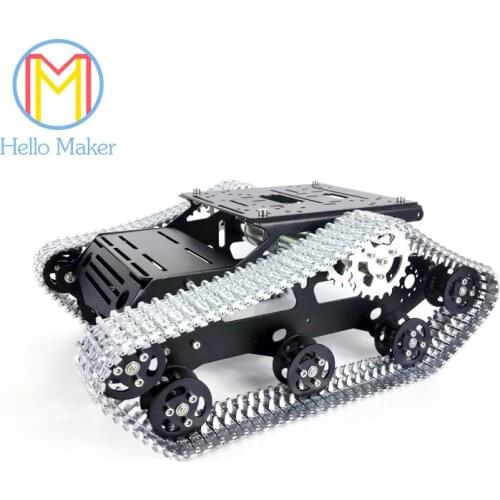 TR300MT Tank Car,Aluminium Alloy Structure For Robot Education. Robot Platform,DIY Tank Model,Study Project.Adventure project