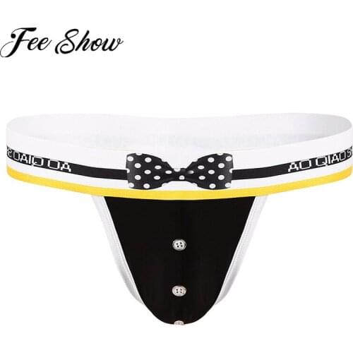 Mens Sexy Panties Men Soft Bulge Pouch T-back Tuxedo G-strings Low Rise Sexy Underwear Jockstrap Briefs Slip Homme Gay Underwear