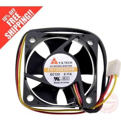 Y.S.TECH FD125020HB 12v 5020 5CM cooling fan 50*50*25MM
