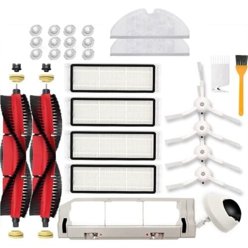 For XiaoMi Roborock S6 S60 S65 S5 T6 S55 E25 Accessories Vacuum Cleaner Parts Washable HEPA Filter Main Brush Side Brush