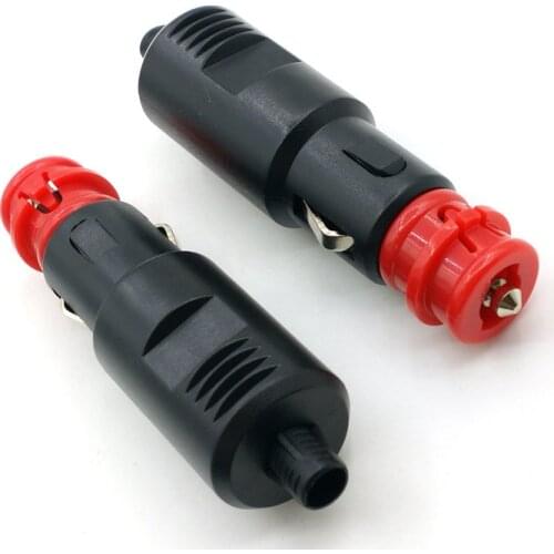 2pcs 12V-24V Car Cigarette Lighter Plug Socket Power Plug connector