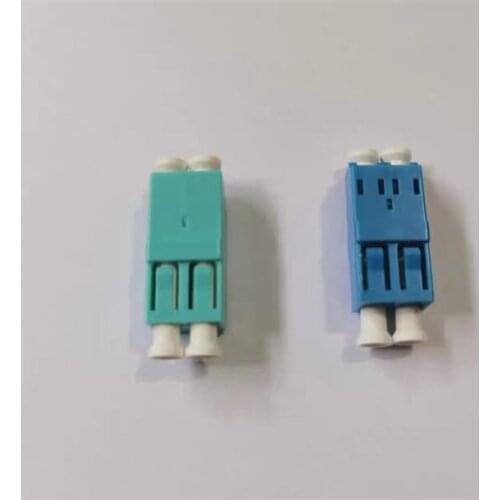 200pcs high density LC adapter with shutter duplex SM APC OM3 LC duplex fiber optic adapter LC optical fiber coupler HD ELINK