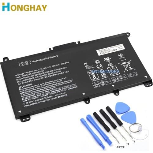 Honghay TF03XL Laptop battery For HP 14-bp080nd 14-bf 15-CC TPN-Q188 Q189 Q190 Q191 Q192 Q201 HSTNN-LB7X HSTNN-LB7J 920070-855