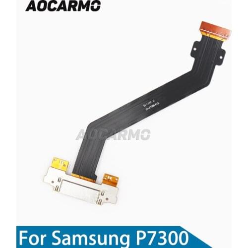 Aocarmo USB Dock Connector Charger Port Charging Ribbon Flex Cable For Samsung Galaxy Tab P7300 8.9" Replacement