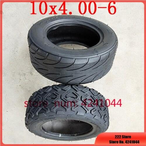 Free shipping10X4.00-6 10*4.00-6 Tire Tubeless Vacuum Tyre For Harley Electric Citycoco Scooter Go karts ATV Quad bike OFF-Road