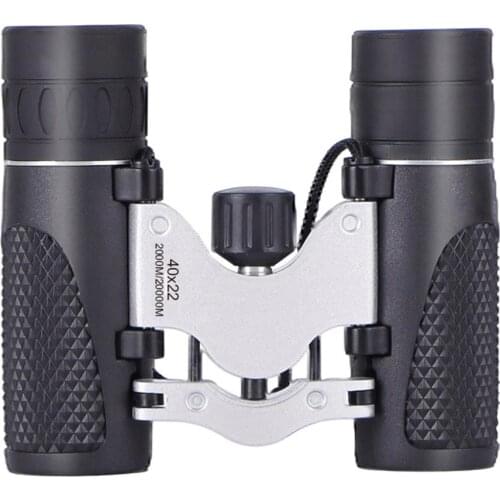 40x22 8x Telescope Binoculars Long Range Waterproof Folding Mini Telescope Low Light BAK4 Optics Hunting Camping Equipment