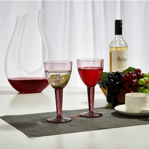 Creative Specials Colored Red Wine Glass Cup Stained Glass Goblet Whiskey Cocktail Galss Mug for Bar Dinner Gift 150ml