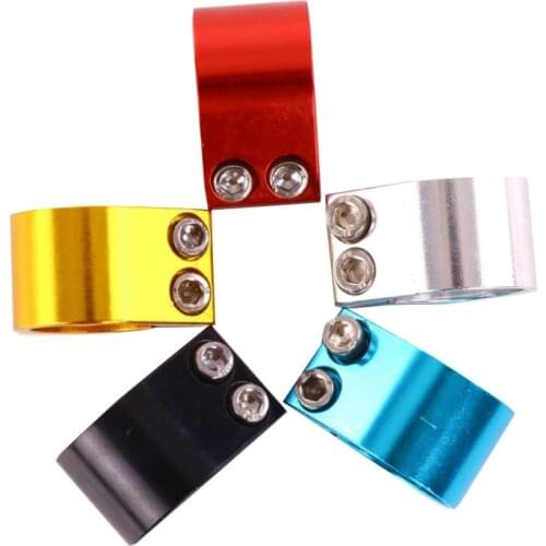 Kalosse Fixed Gear Bicycle Clamps Mountain Bike Seatpost Clamp 28.6mm Aluminum Tube Clamp