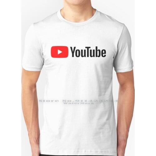 Youtube T Shirt 100% Pure Cotton Youtube You Tube 2017 2018 2019 2020 2021 Logo Google Videos Website Internet Viral Censorship