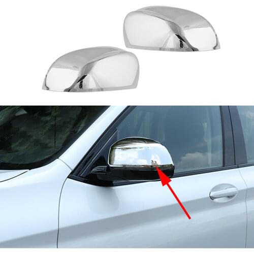 Chrome Molding Rearview Rear View Mirror Cover Trim Fit For BMW X3 G01 2018 2019 Accessories Decoration
